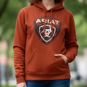 ARIAT Classic Logo Hoodie Medium 21”